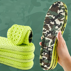 Sports Shock Absorption Insoles High Elastic Running Sneaker Insoles