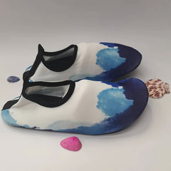 Tie Dye Quick Dry Beach Shoes Non Slip Soft Sole Water Park Wading