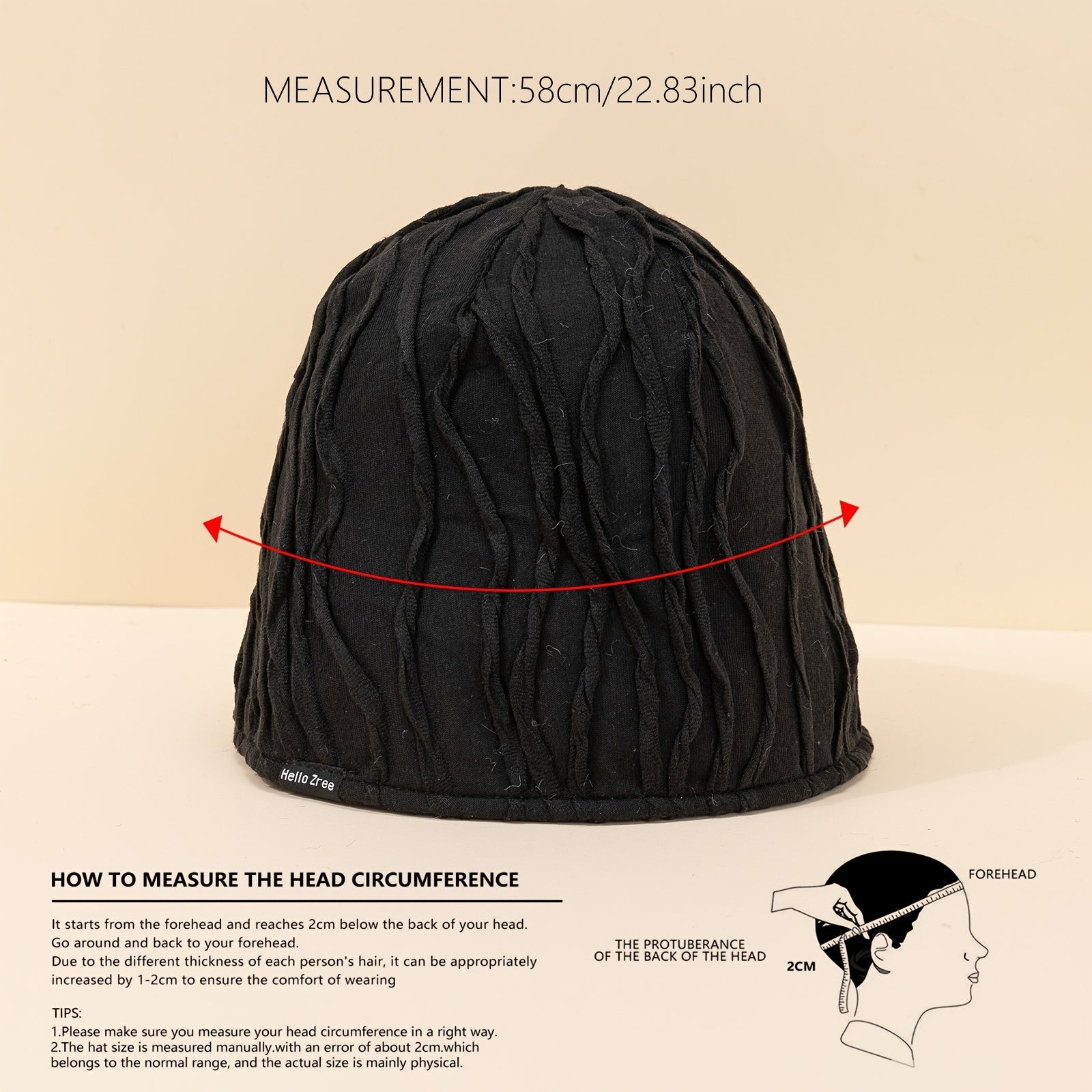 Solid Bucket Hat Lightweight Breathable Women's Elastic Adjustable