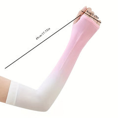 Ice Silky Sleeves Sunscreen Anti UV Breathable Arm Sleeves