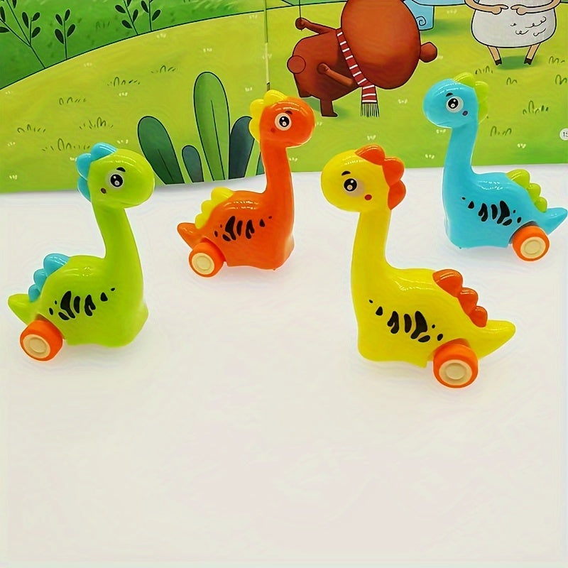 Long Neck Dinosaur Pull back Car Toy for Kids