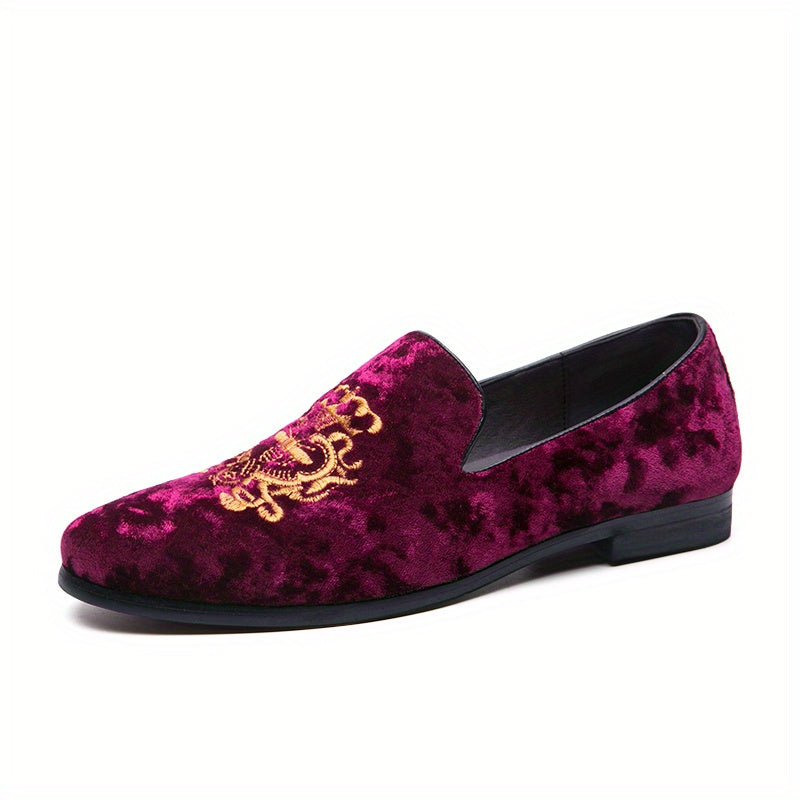 Men's Embroidered Loafer Shoes Slip On Non-slip Shoes Spring/Summer