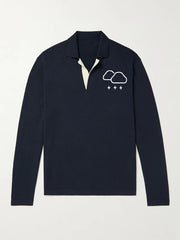 Men's Thunderstorm Knit Polo Shirt for Winter