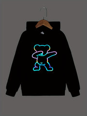 Tie Dye Smile Face Boys Hooded Sweatshirt