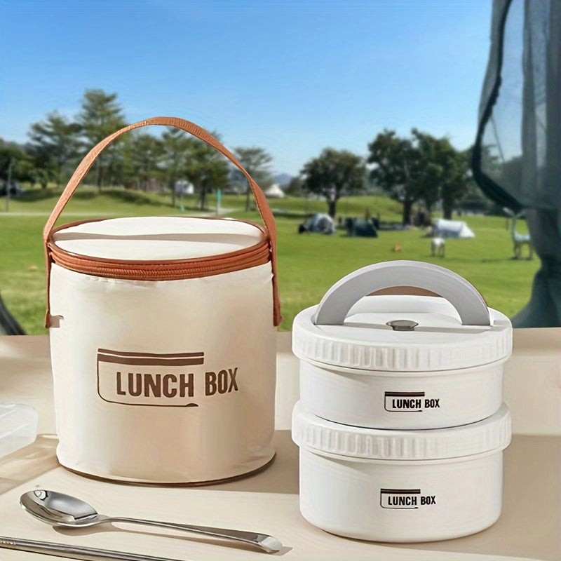 Stackable Stainless Steel Bento Box Insulated Leakproof Lunch Container