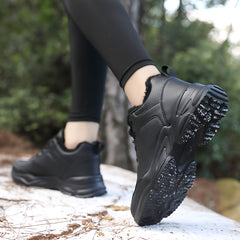 Women's Plush Lined Chunky Snow Sneakers Keep Warm