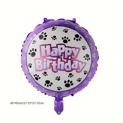 16pcs Dog Paw Balloon Birthday Party Decoration Balloon