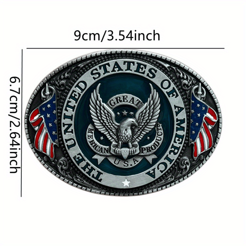 Hot Eagle American Flag Belt Buckle Retro Casual Handicrafts
