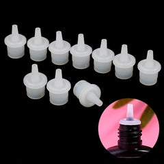 10pcs Lash Glue Bottle Replacement Nozzle Caps for Eyelash Extension Tool