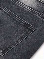 Men's Slim Fit Ripped Jeans Casual Street Style Denim Pants