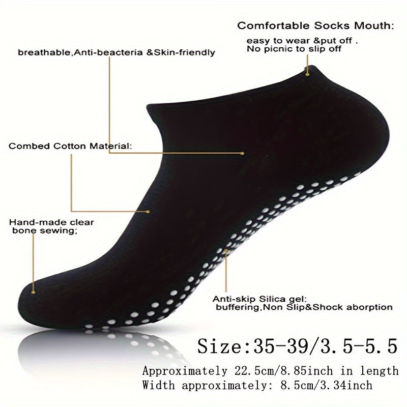 Breathable Anti Slip Yoga Socks for Women - High Elasticity