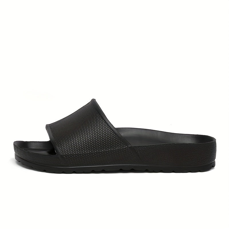 Men's Non Slip Slides Open Toe Shoes for Indoor Outdoor Beach Shower