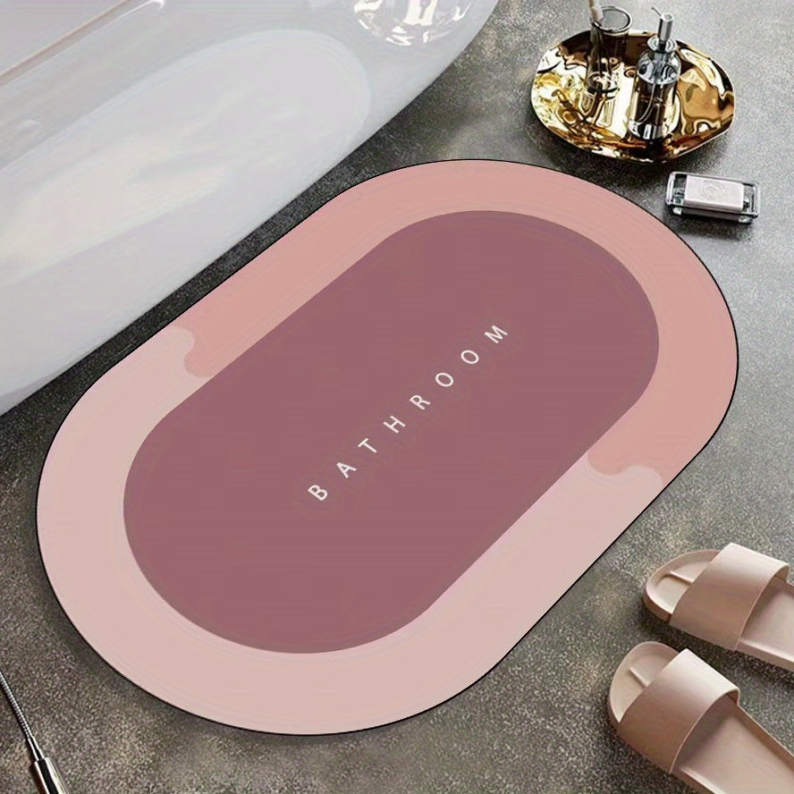 Absorbent Non Slip Bathroom Mat for Shower and Indoor Floor