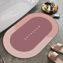 Absorbent Non Slip Bathroom Mat for Shower and Indoor Floor