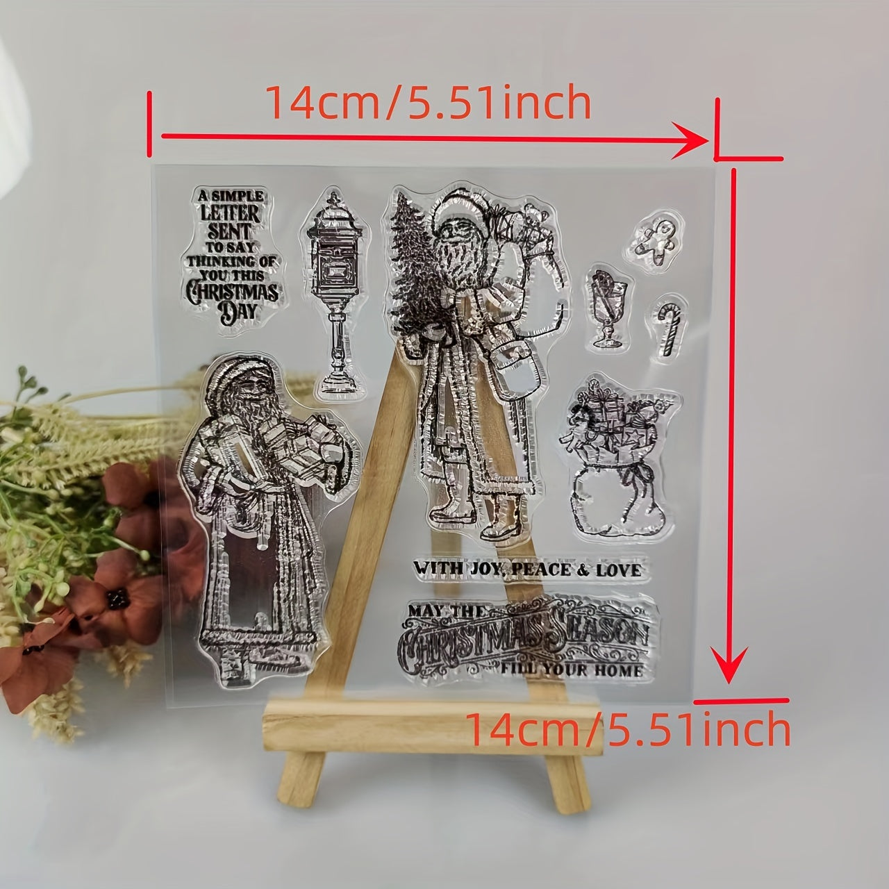 Christmas Santa Claus Metal Cutting Dies And Stamps Scrapbook DIY Stencils