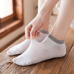 10 Pairs Women's Argyle Ankle Socks Soft Lightweight Textured Stockings