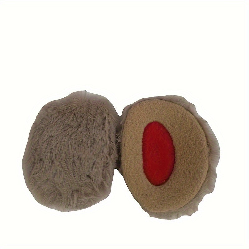2pcs Fleece Ear Muffs Windproof Ear Warmer