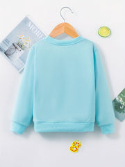 Girls 'Mama's Girl' Print Sweatshirt Top for Sports Casual Outfit