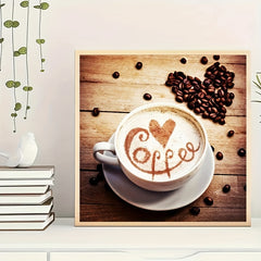 4pcs Set 5D Coffee Cup Diamond Painting Full Of Diamonds
