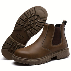 Men's Puncture Proof Steel Toe Work Safety Boots