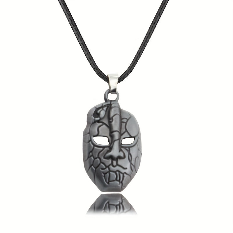 Boy's Ancient Tin Imitating Face Necklace