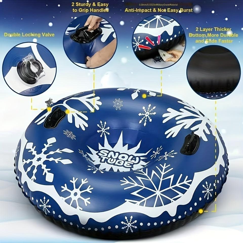 Winter Skiing Ring Universal Skiing Cushion Waterproof Durable PVC Snow Sled