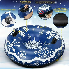 Winter Skiing Ring Universal Skiing Cushion Waterproof Durable PVC Snow Sled