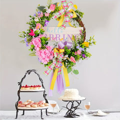 Colorful Ribbon Bow Garland Christmas Hanging Decorations