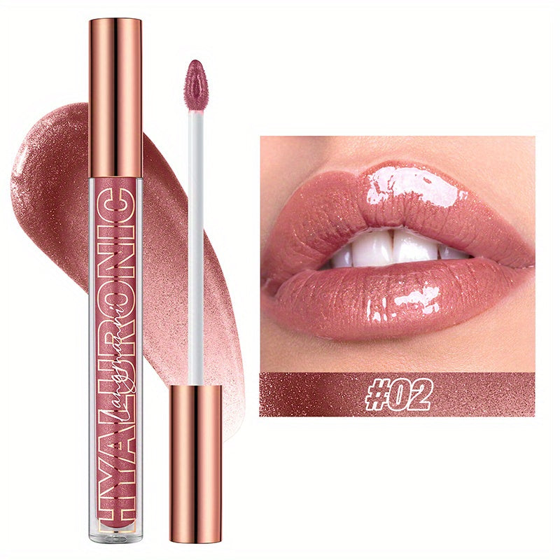 Hydrating Glitter Lip Gloss Long Lasting Waterproof High Pigment
