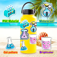 50 Fun Science Stickers Physics Biology Chemistry Decals
