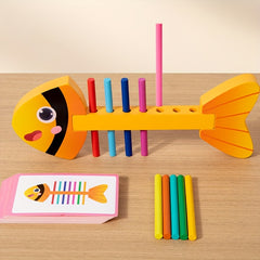 Children's Fishbone Insertion Stick Educational Toy