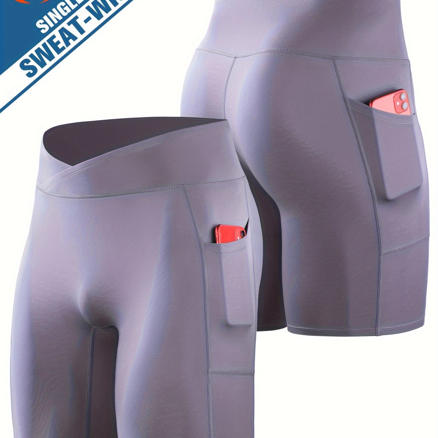 Compression Shorts with Pocket for Men Ideal for Sports Gym Running