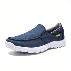 Men's Slip on Canvas Shoes Comfy Walking Shoes