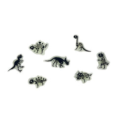 14pcs Dinosaur Luminous DIY Shoe Decorations Holiday Gift