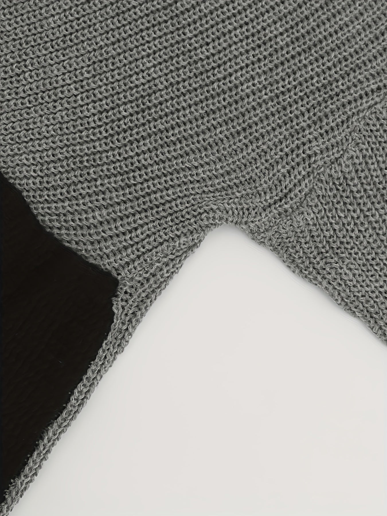 Colorblock Lace V Neck Sweater