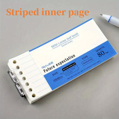 5 Hole Loose Leaf Paper Refill Notebook