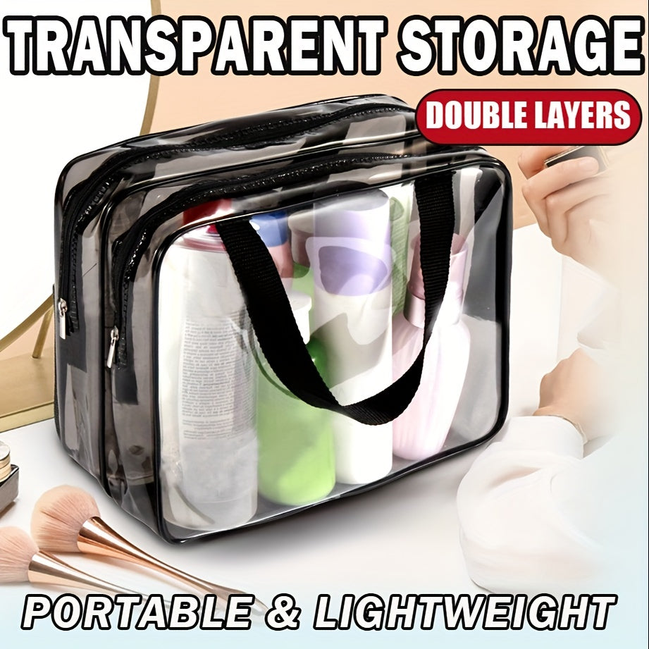 Clear Toiletry Bag Women Travel Essentials Small Cosmetic Make Up Bag
