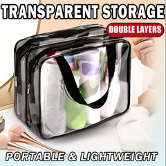 Clear Toiletry Bag Women Travel Essentials Small Cosmetic Make Up Bag
