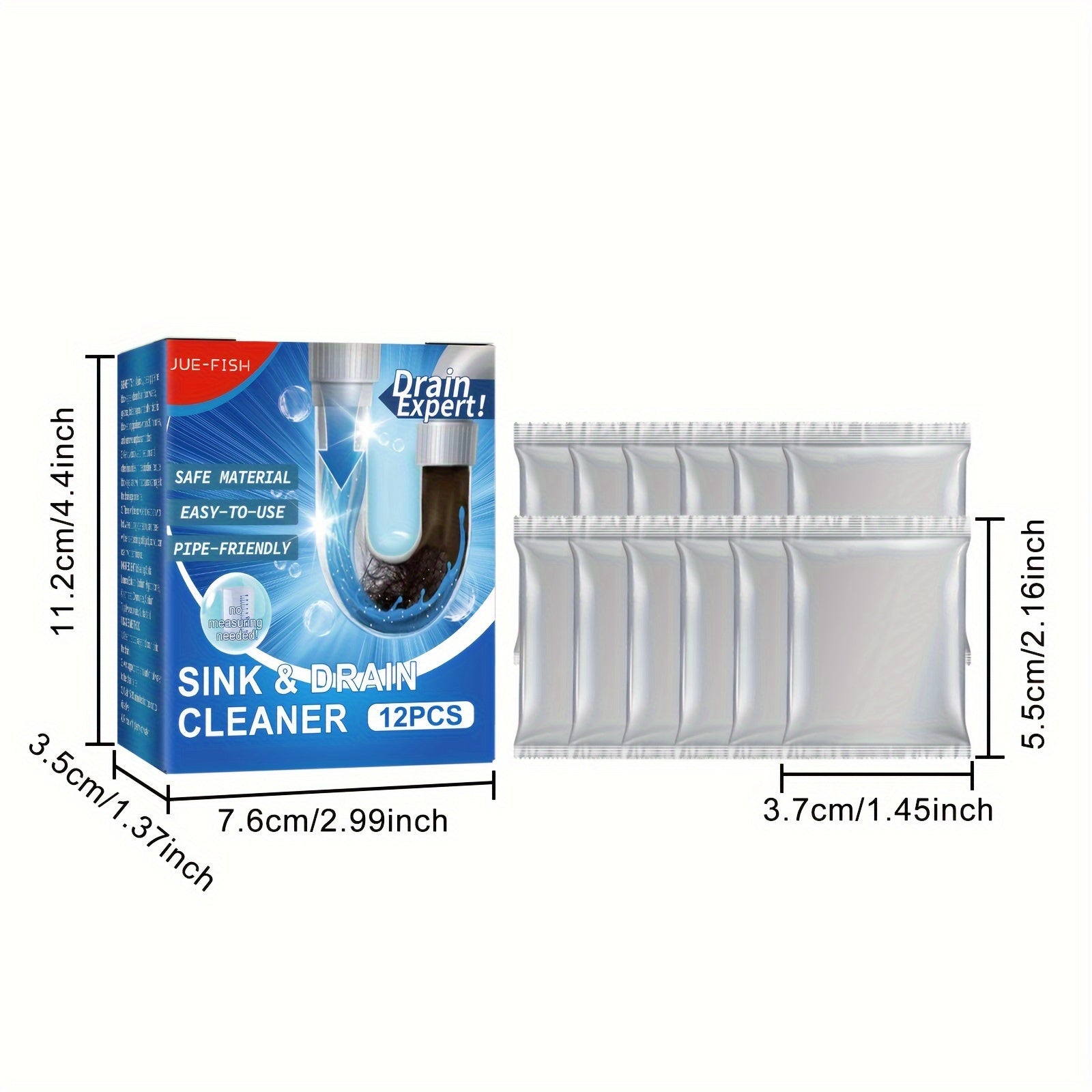 Sink And Drain Cleaner Drain Clog Remover For Kitchen Bathroom Toilet