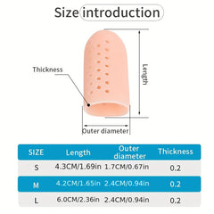 2pcs Silicone Toe Separators Toes Care Protector for Night and Home Use