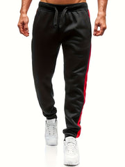 Men's Side Tape Drawstring Sweatpants Casual Jogger Pants