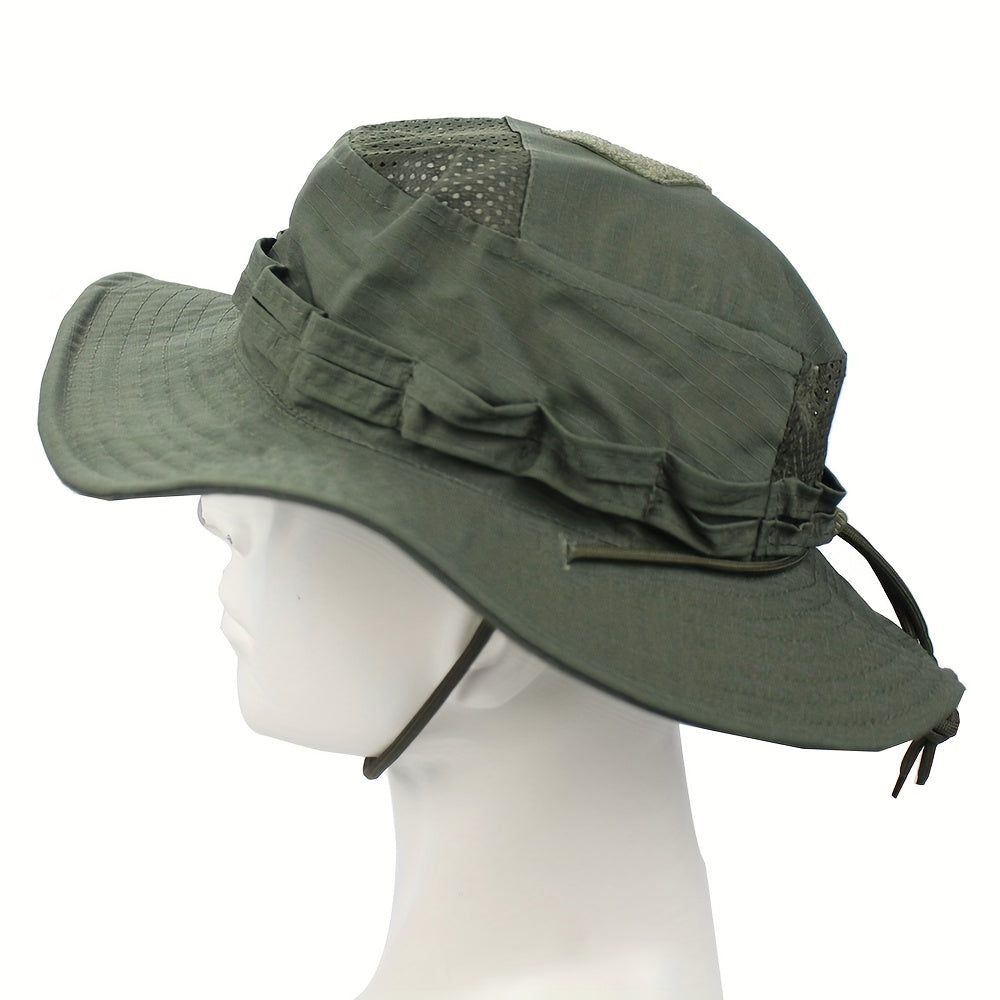 Tactical Camouflage Sunscreen Bucket Hat for Outdoor Activities