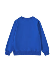 Kids Crewneck Sweatshirts Casual Solid T Shirt Pullover Tops Long Sleeve