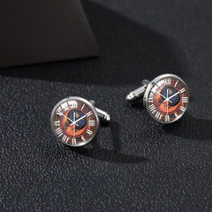 Nordic Clock Men's Cufflinks