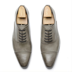 Men's Cap Toe Oxford Shoes for Wedding Office