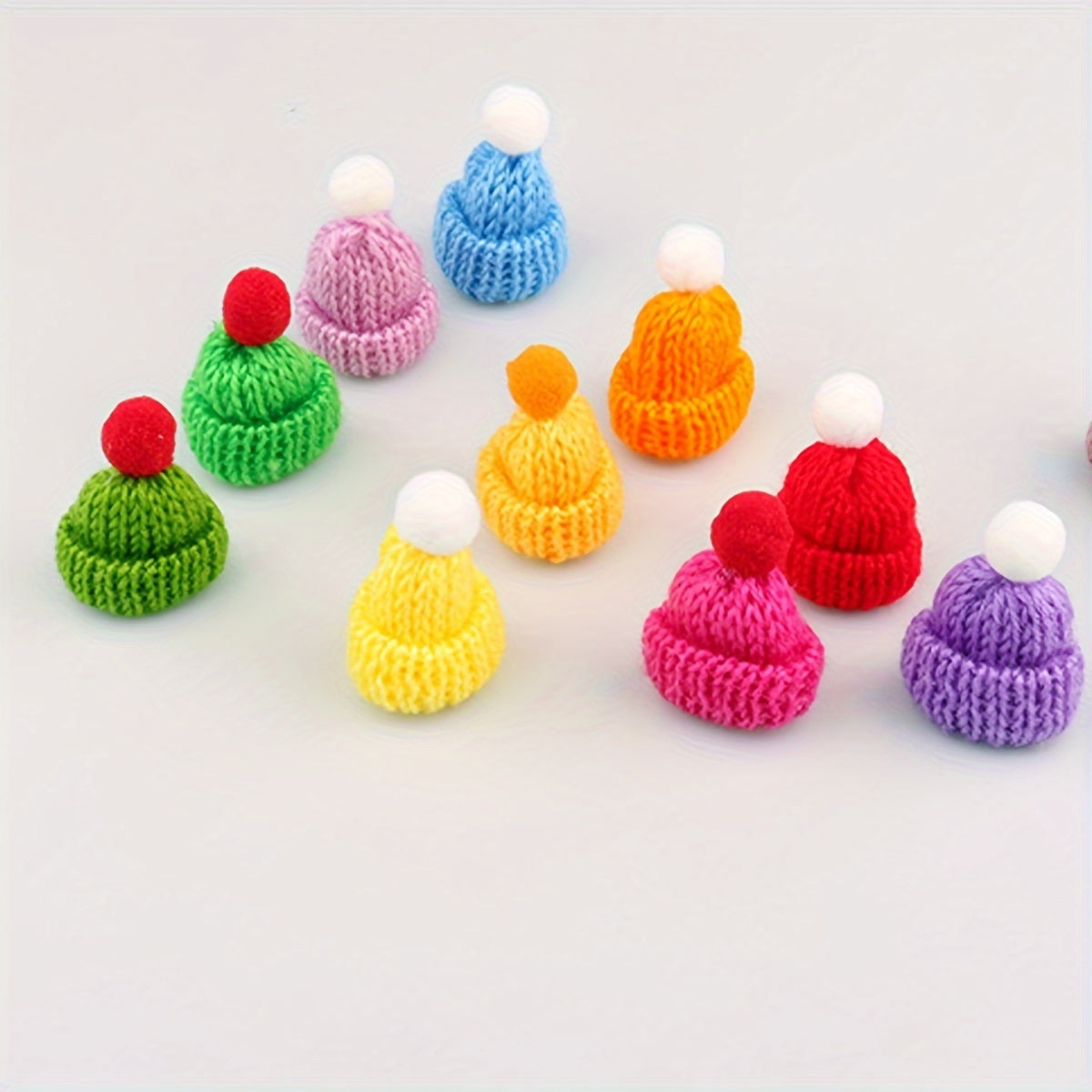 1pc Mini Woolen Hat DIY Small Hat Halloween Christmas Party Decors