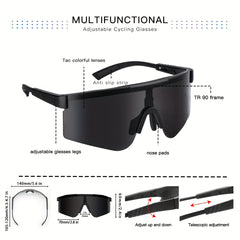 FANLUOQI Polarized Sunglasses with UV400 Protection for Cycling Golf