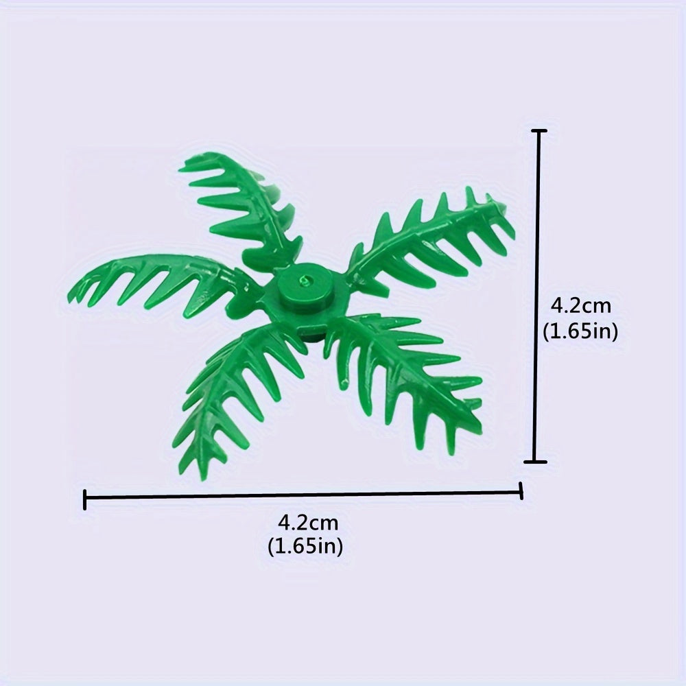 Coconut Tree Leaves Building Block Set - Educational Toy for Ages 8-12