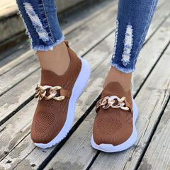 Women's Comfortable Thick Bottom Sneakers Lightweight Sports Shoes