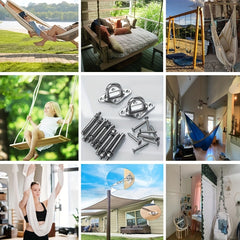 20pcs Heavy Duty Yoga Ceiling Hooks for Hanging Swing Chairs Hammocks Sandbags